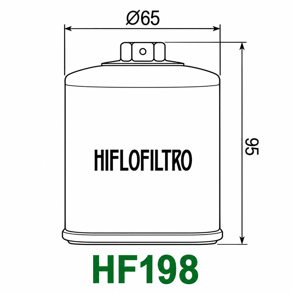 Filter vaji Hiflofiltro HF198