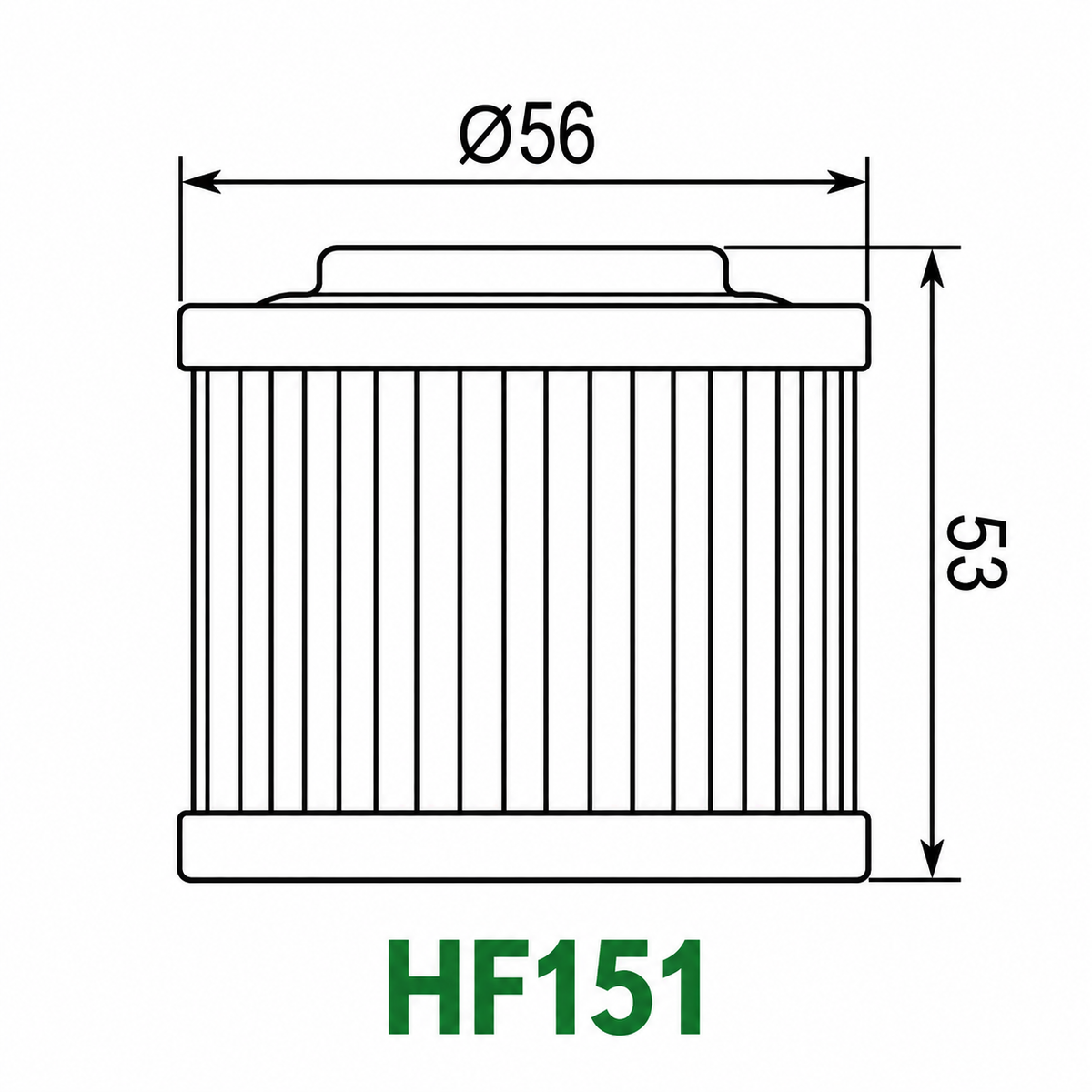 Filter vaji Hiflofiltro HF151
