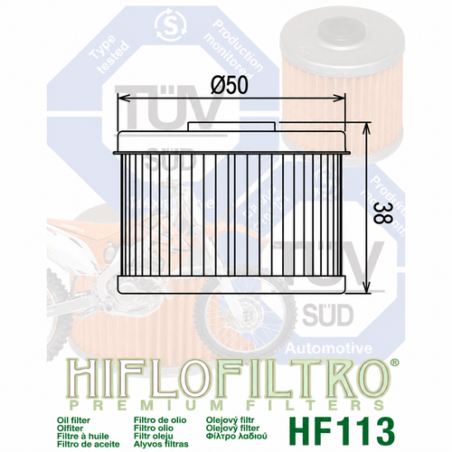 Filter vaji Hiflofiltro HF113