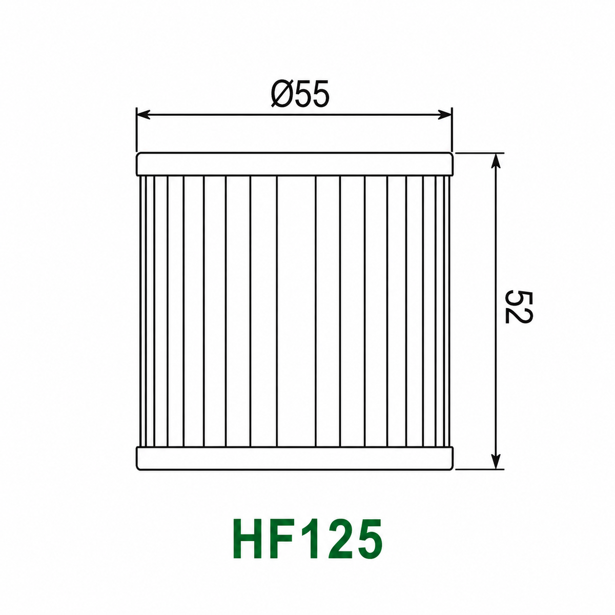 Filter vaji Hiflofiltro HF125