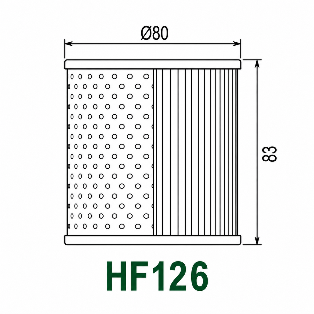 Filter vaji Hiflofiltro HF126