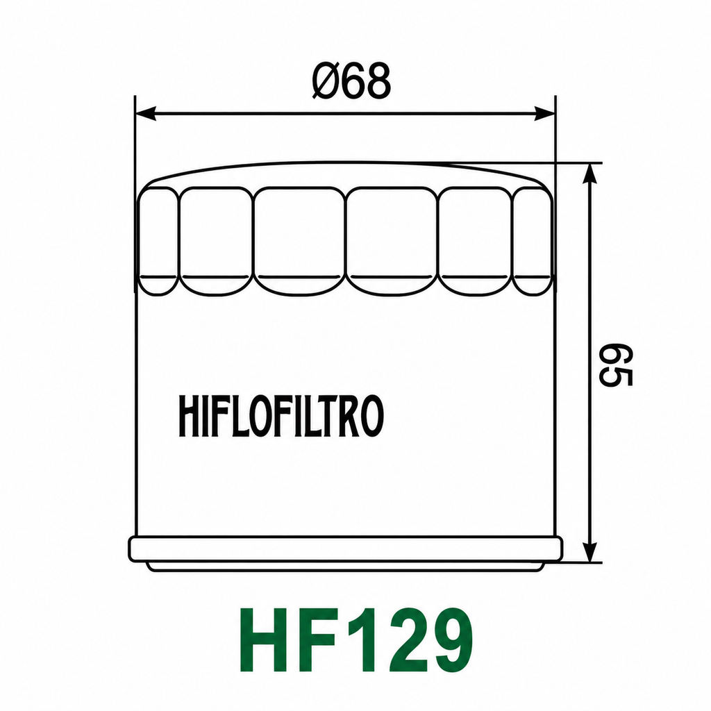 Filter vaji Hiflofiltro HF129