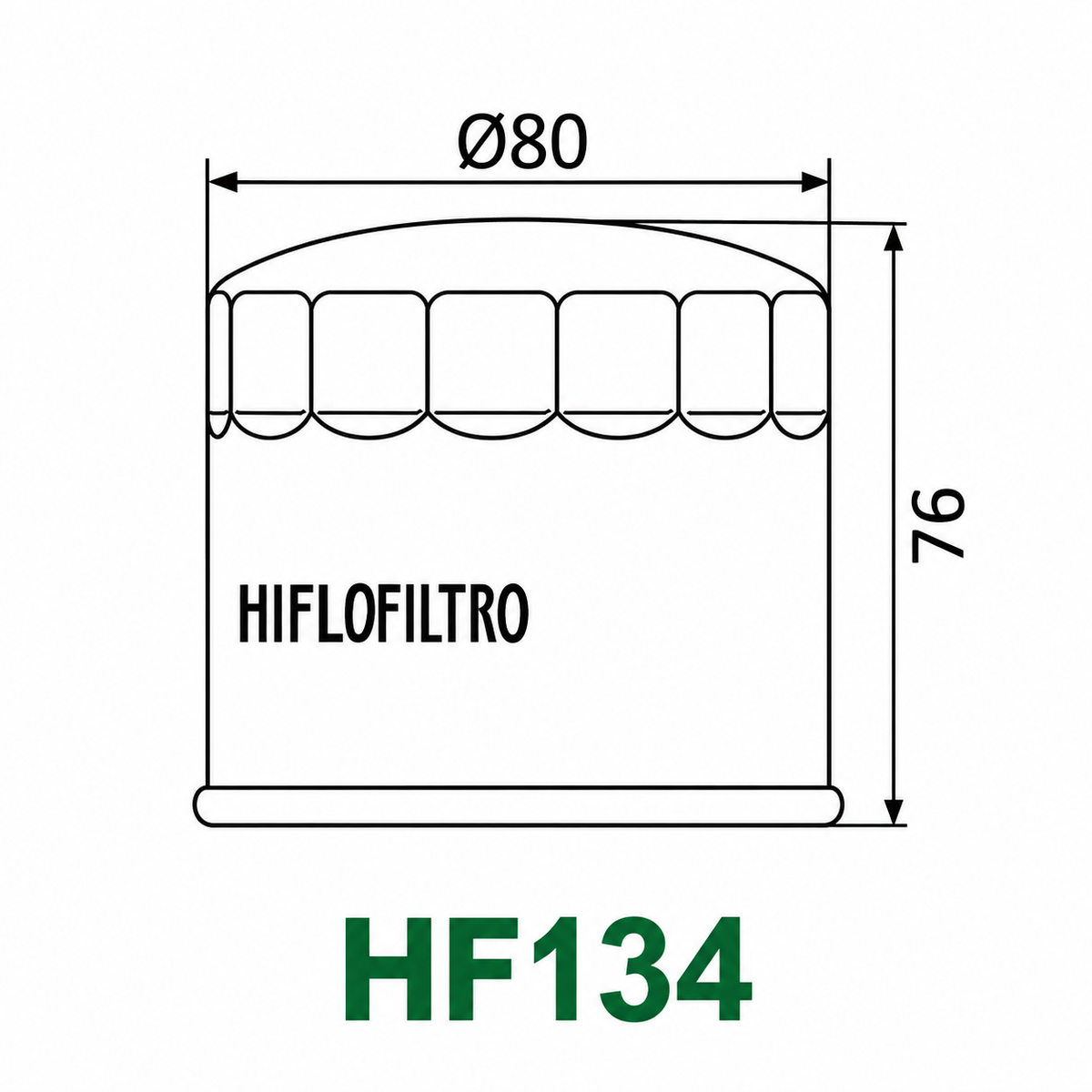 Filter vaji Hiflofiltro HF134