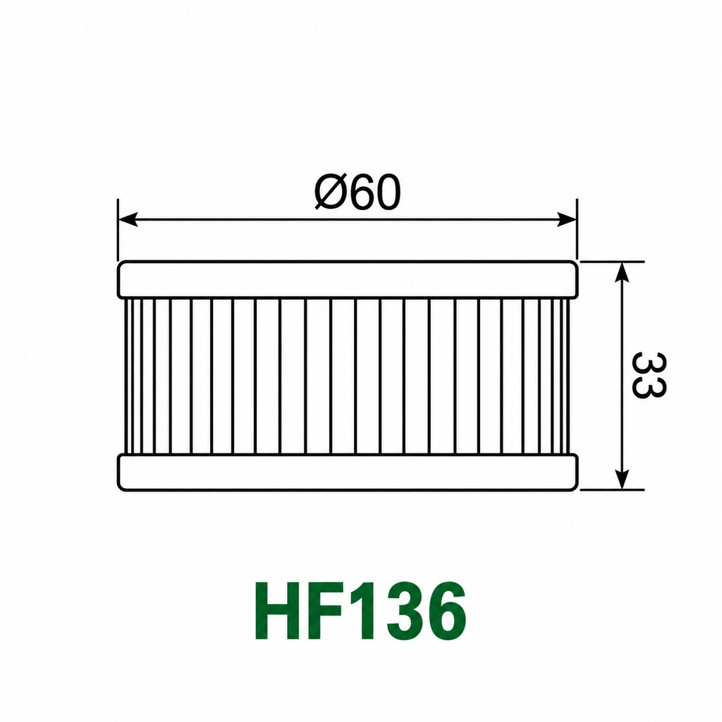 Filter vaji Hiflofiltro HF136