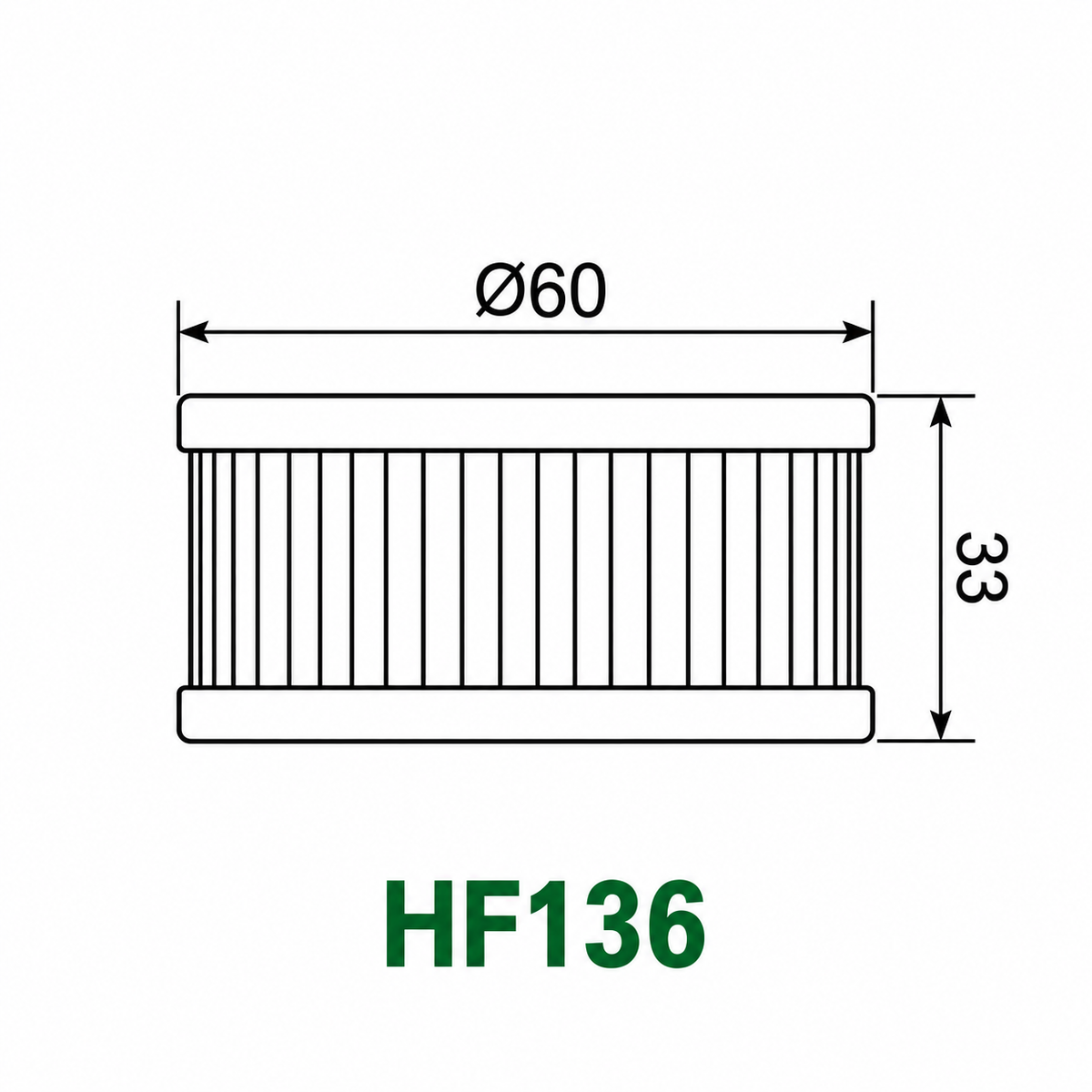 Filter vaji Hiflofiltro HF136
