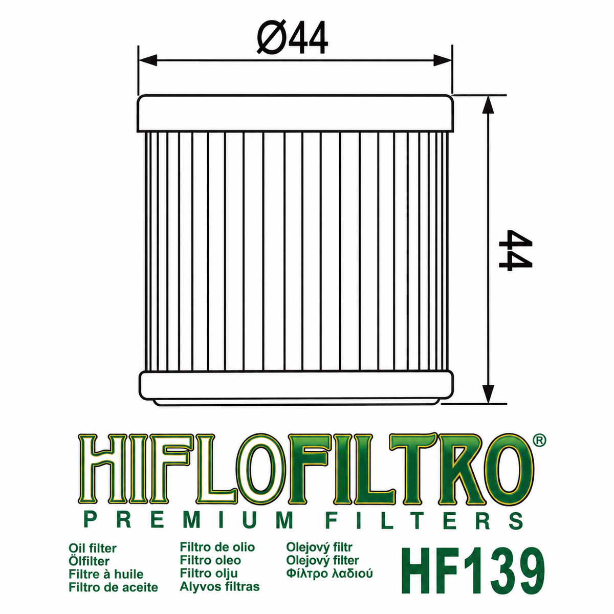Filter Vaji Hiflofiltro HF139