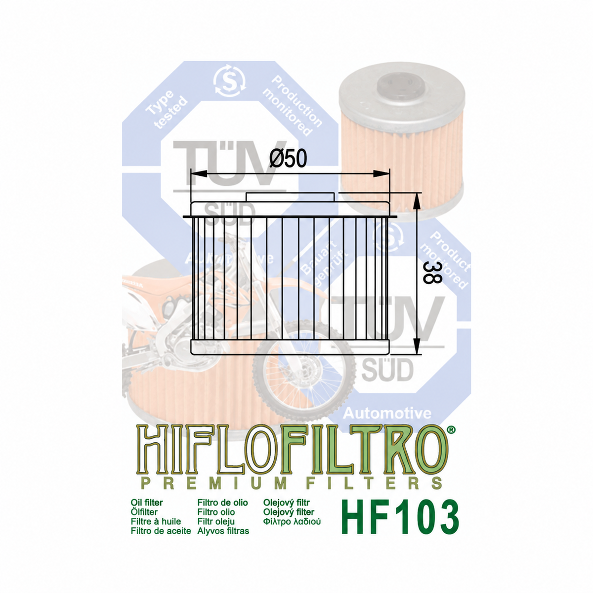 Filter vaji Hiflofiltro HF103