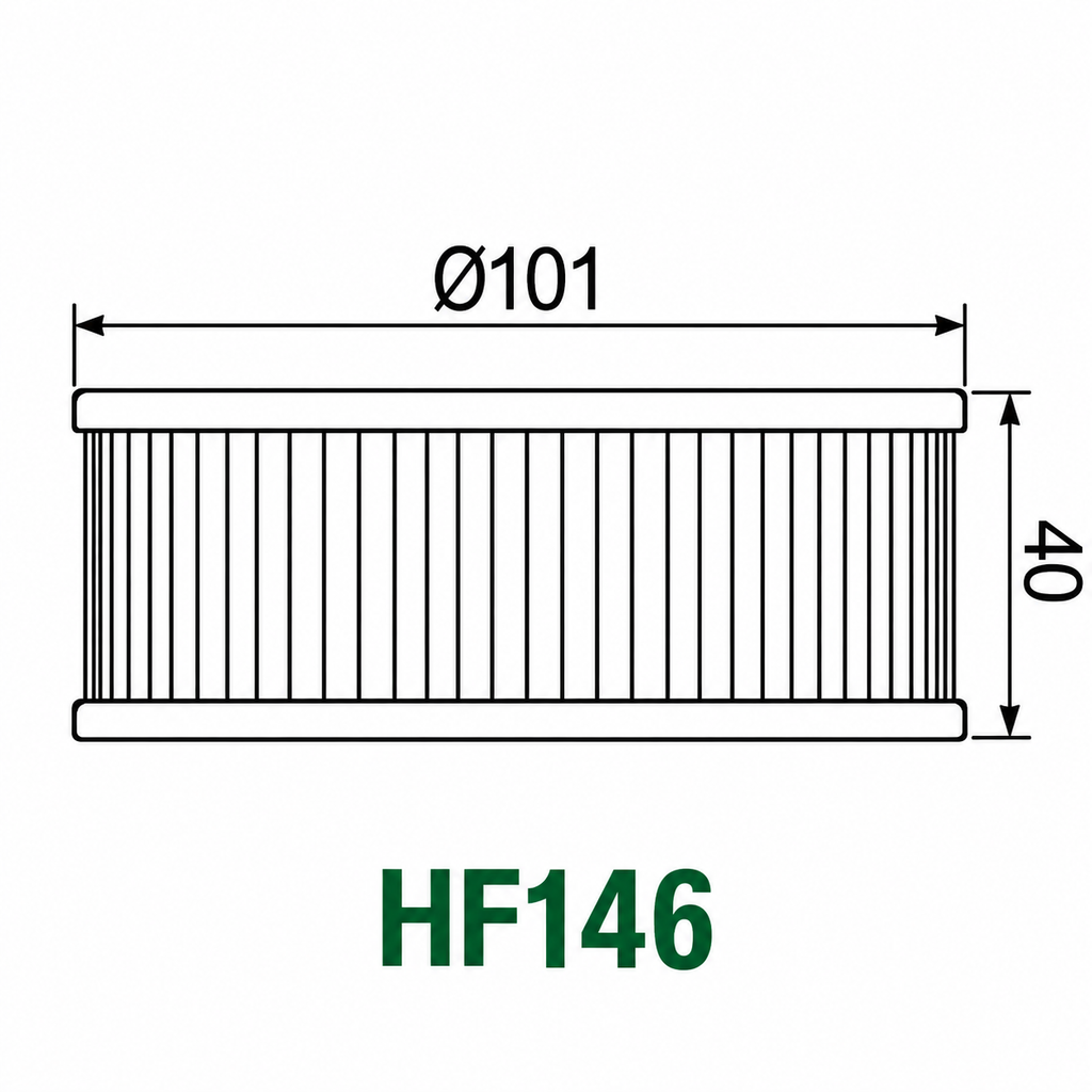 Filter vaji Hiflofiltro HF146