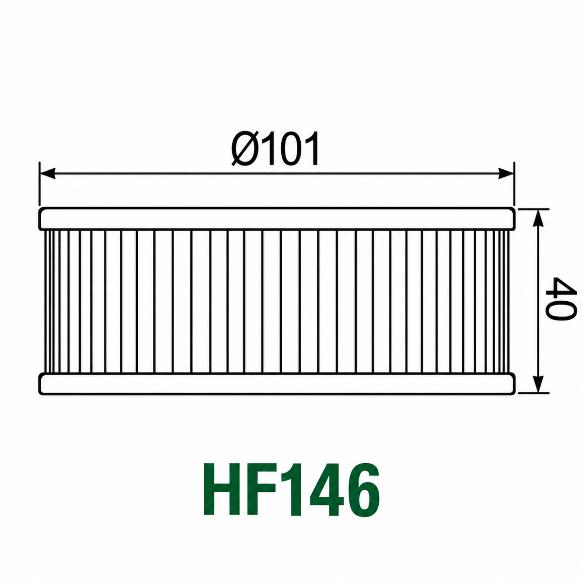 Filter vaji Hiflofiltro HF146
