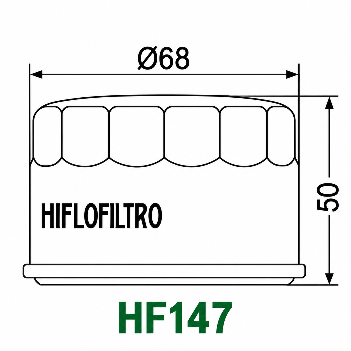 Filter vaji Hiflofiltro HF147