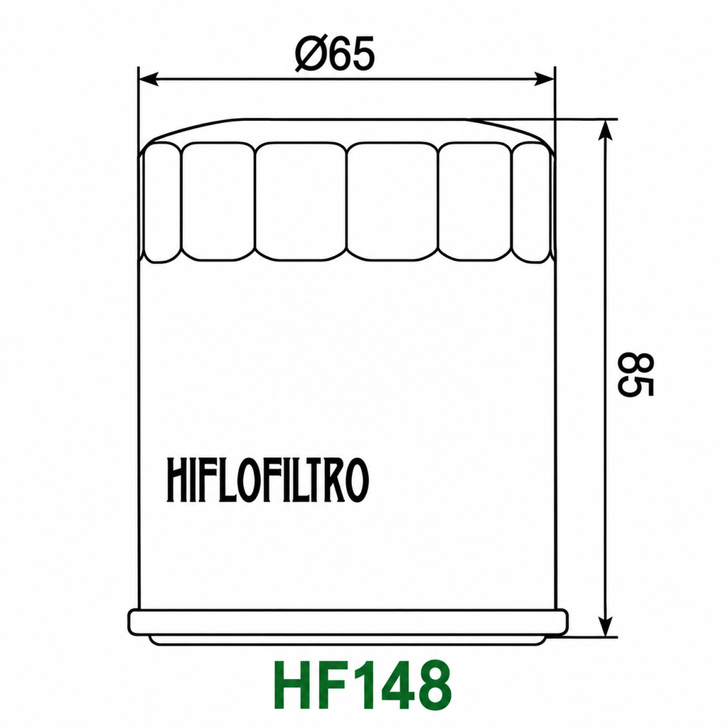 Filter vaji Hiflofiltro HF148
