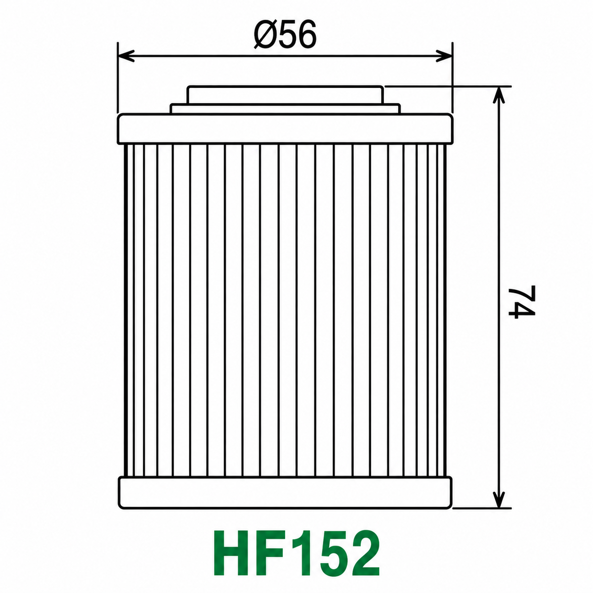 Filter vaji Hiflofiltro HF152