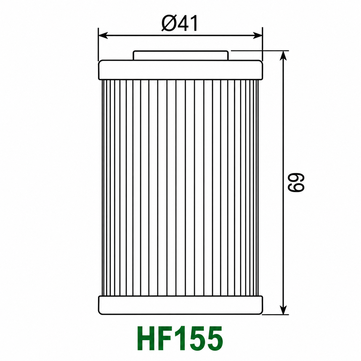 Filter vaji Hiflofiltro HF155