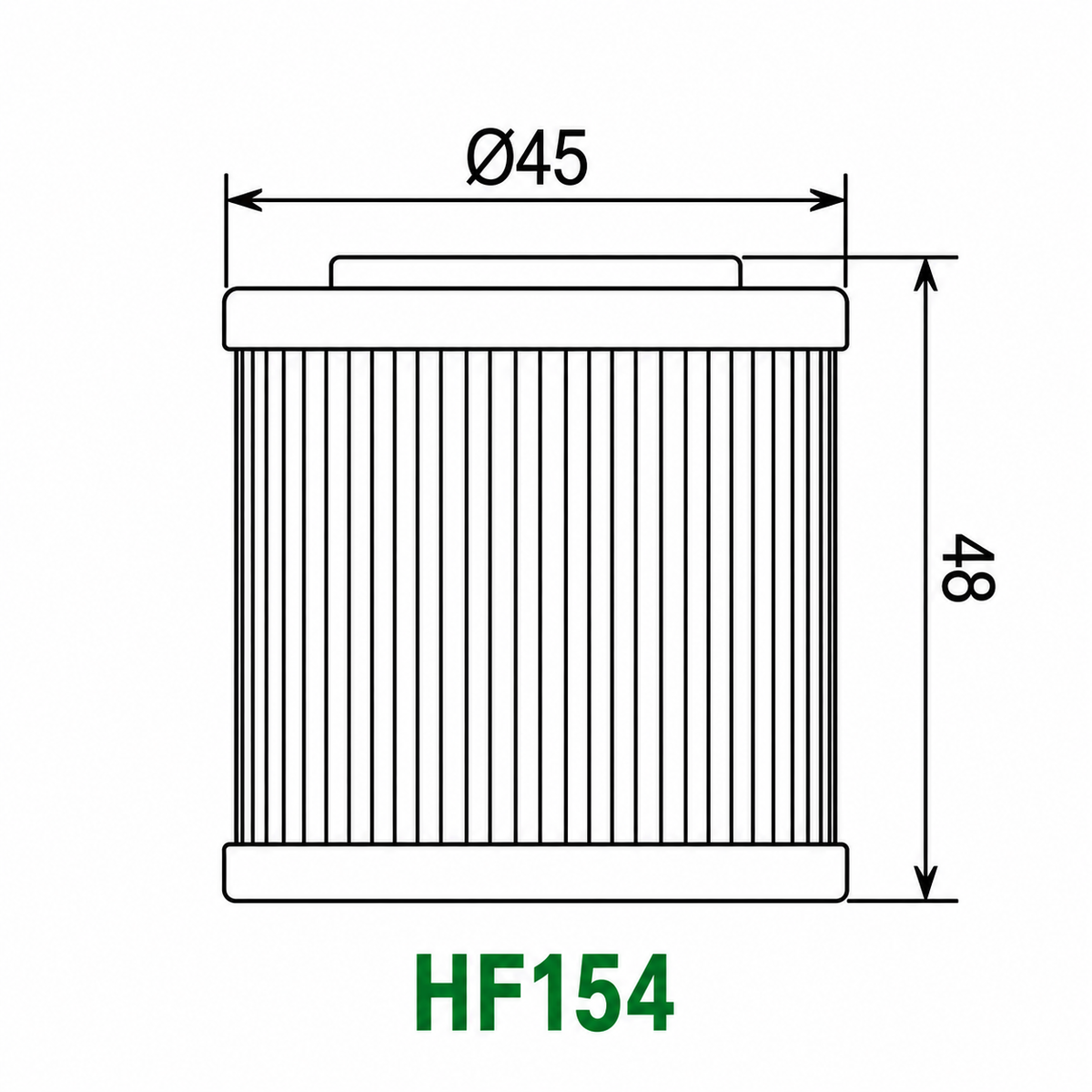 Filter vaji Hiflofiltro HF154