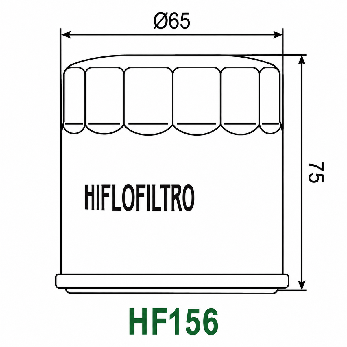 Filter vaji Hiflofiltro HF156