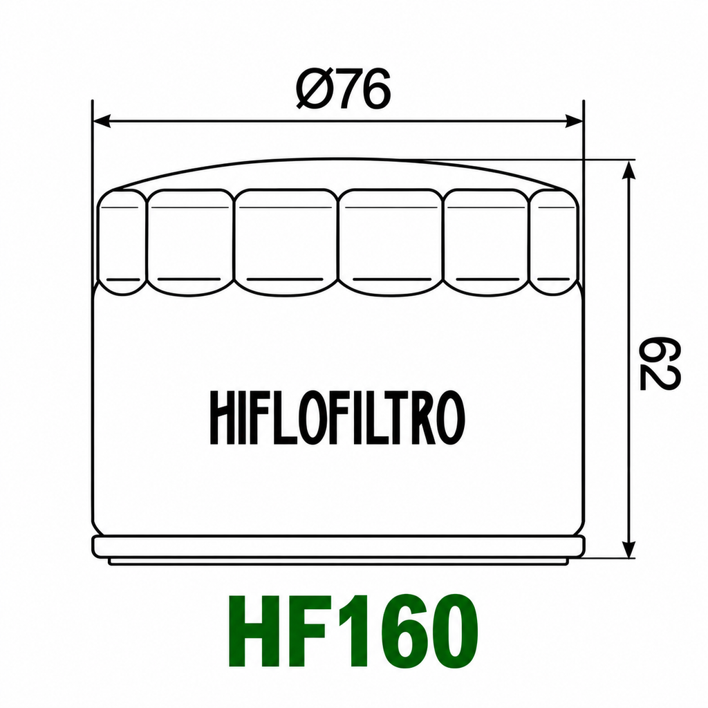 Filter vaji Hiflofiltro HF160