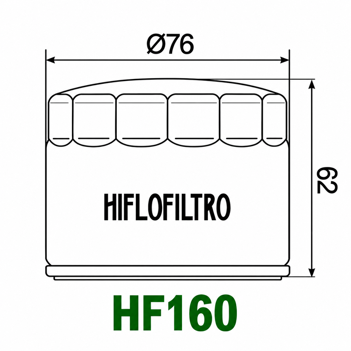 Filter vaji Hiflofiltro HF160