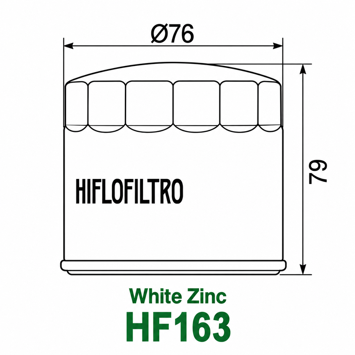 Filter vaji Hiflofiltro HF163