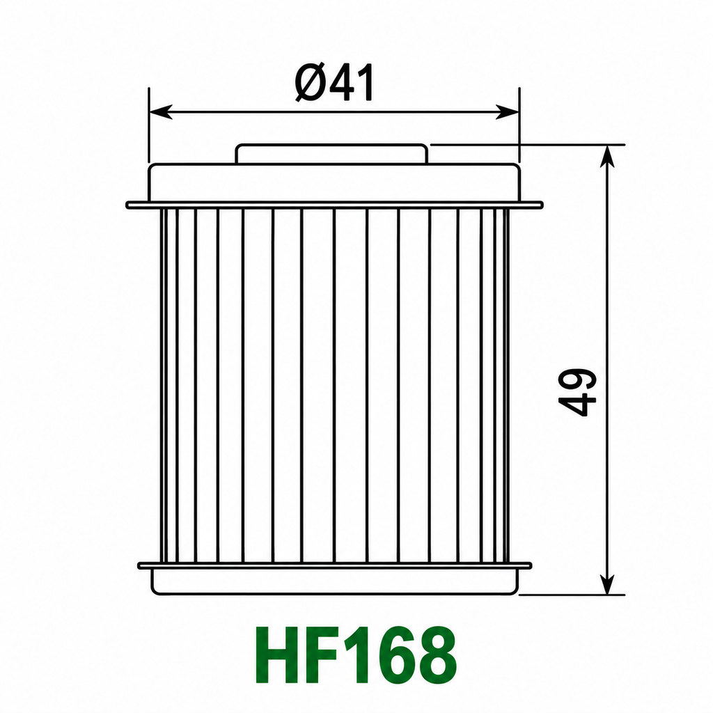 Filter vaji Hiflofiltro HF168