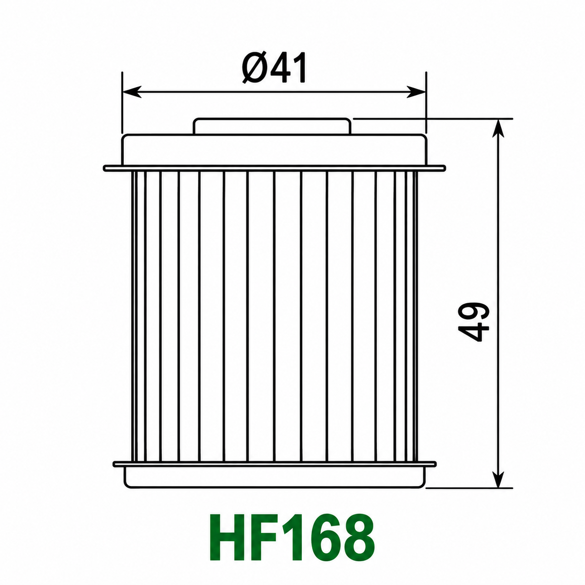 Filter vaji Hiflofiltro HF168