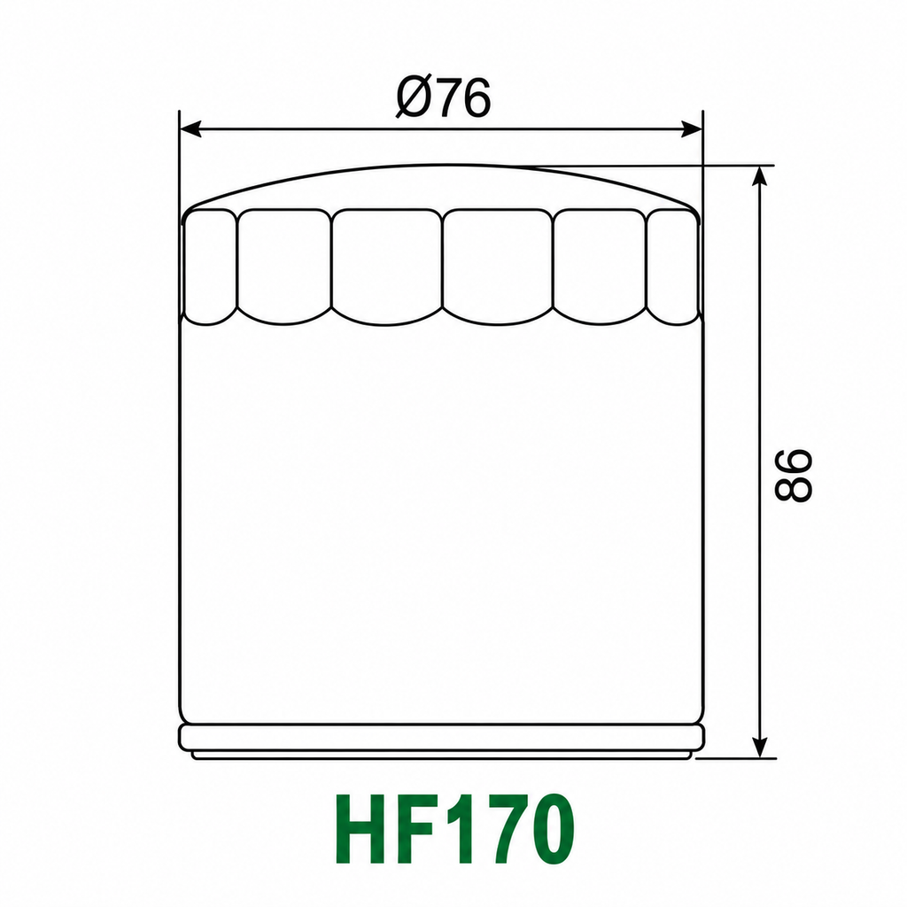 Filter vaji Hiflofiltro HF170B