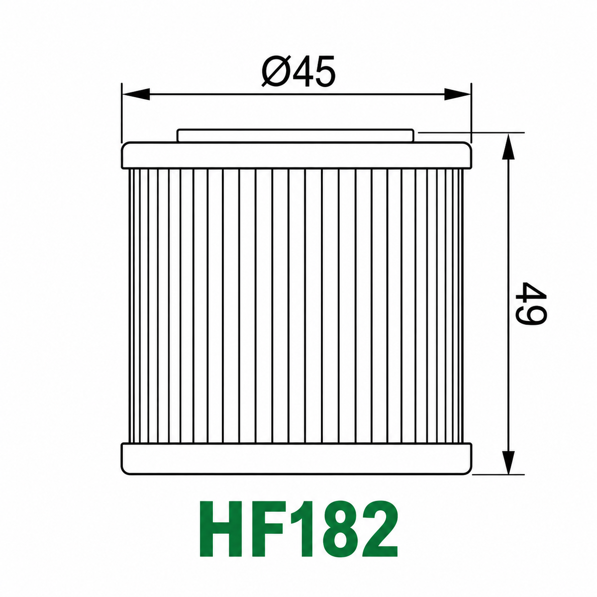 Filter vaji Hiflofiltro HF182