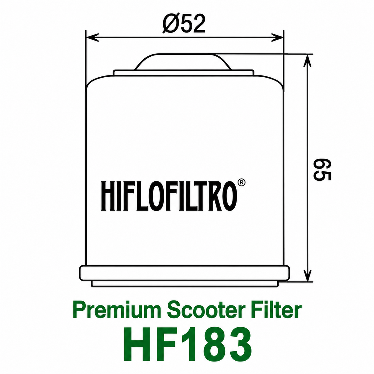 Filter vaji Hiflofiltro HF183