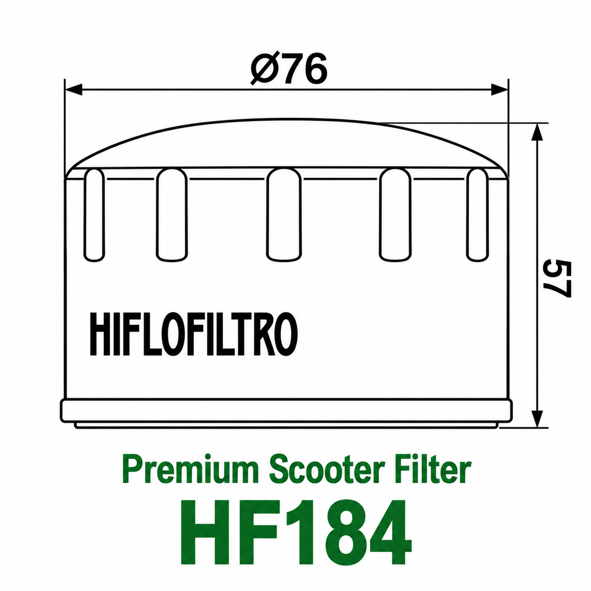 Filter vaji Hiflofiltro HF184