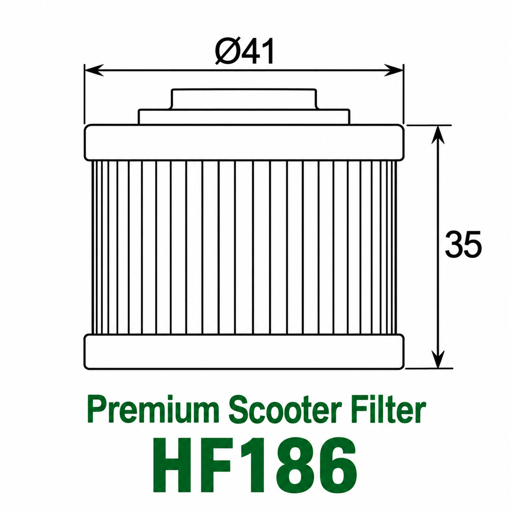 Filter vaji Hiflofiltro HF186