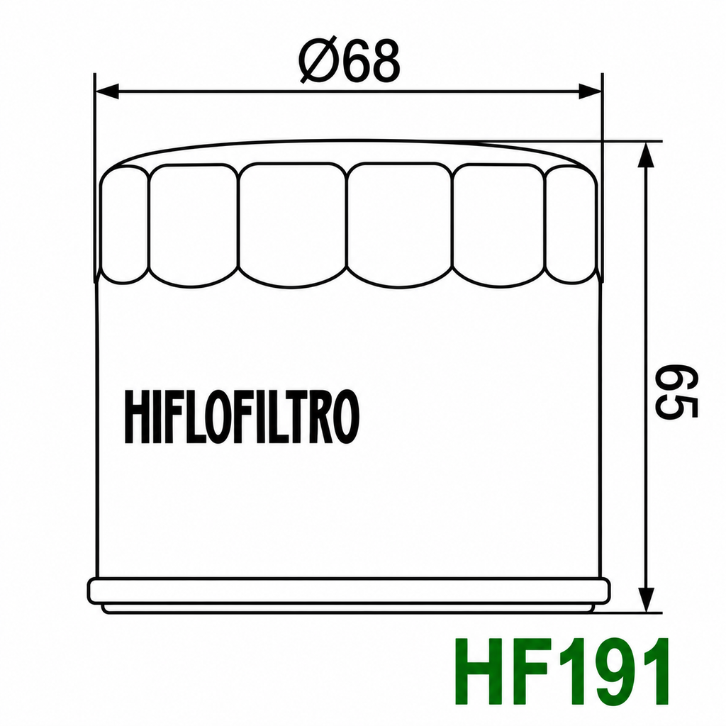 Filter vaji Hiflofiltro HF191
