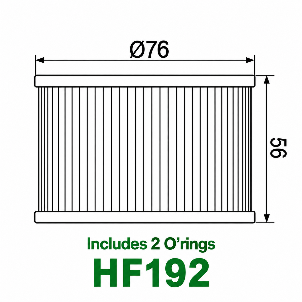 Filter vaji Hiflofiltro HF192