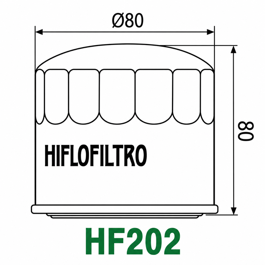 Filter vaji Hiflofiltro HF202