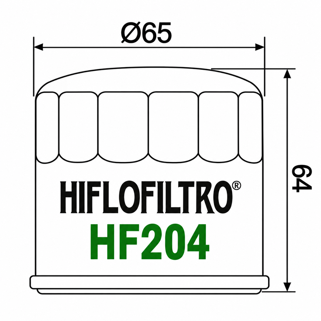 Filter vaji Hiflofiltro HF204