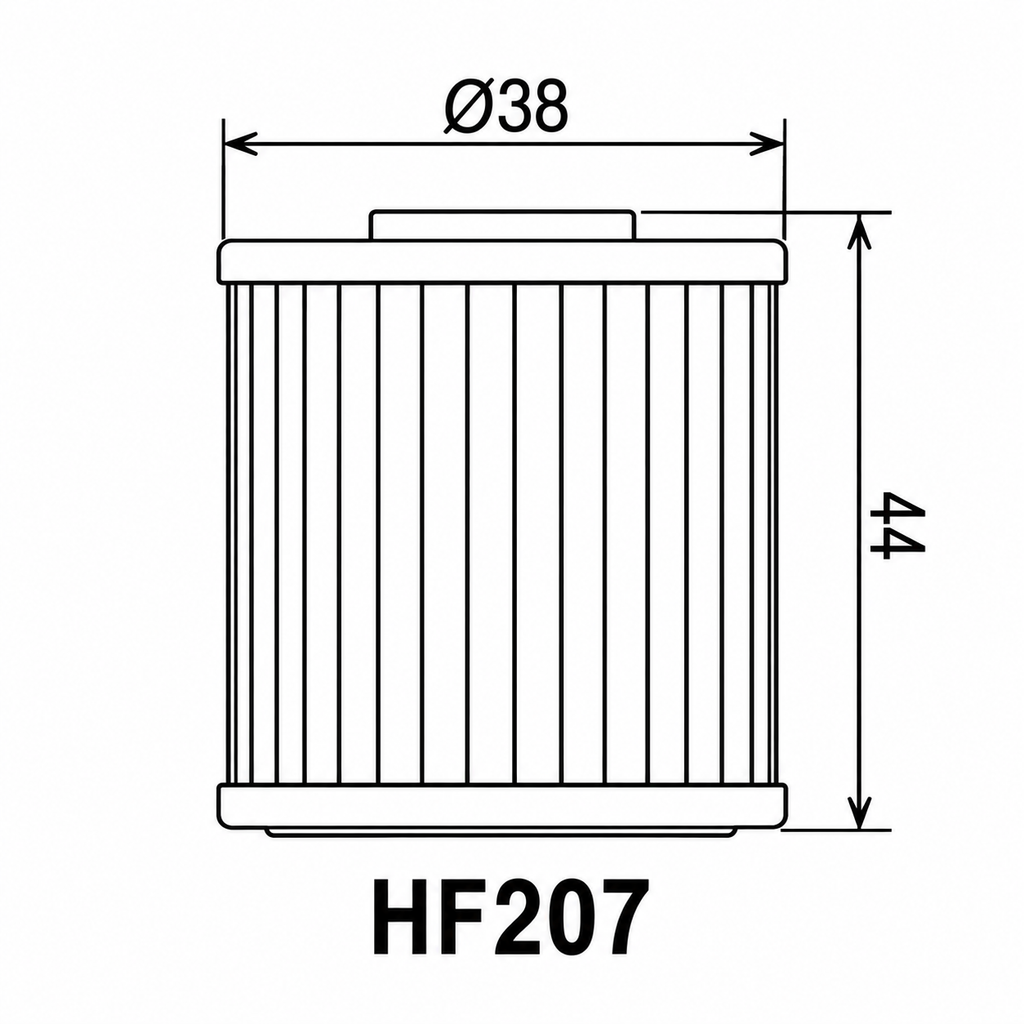 Filter vaji Hiflofiltro HF207