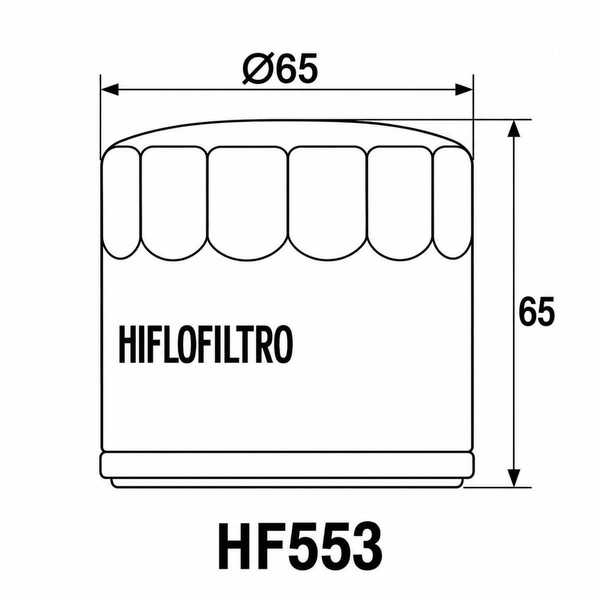 Filter vaji Hiflofiltro HF553