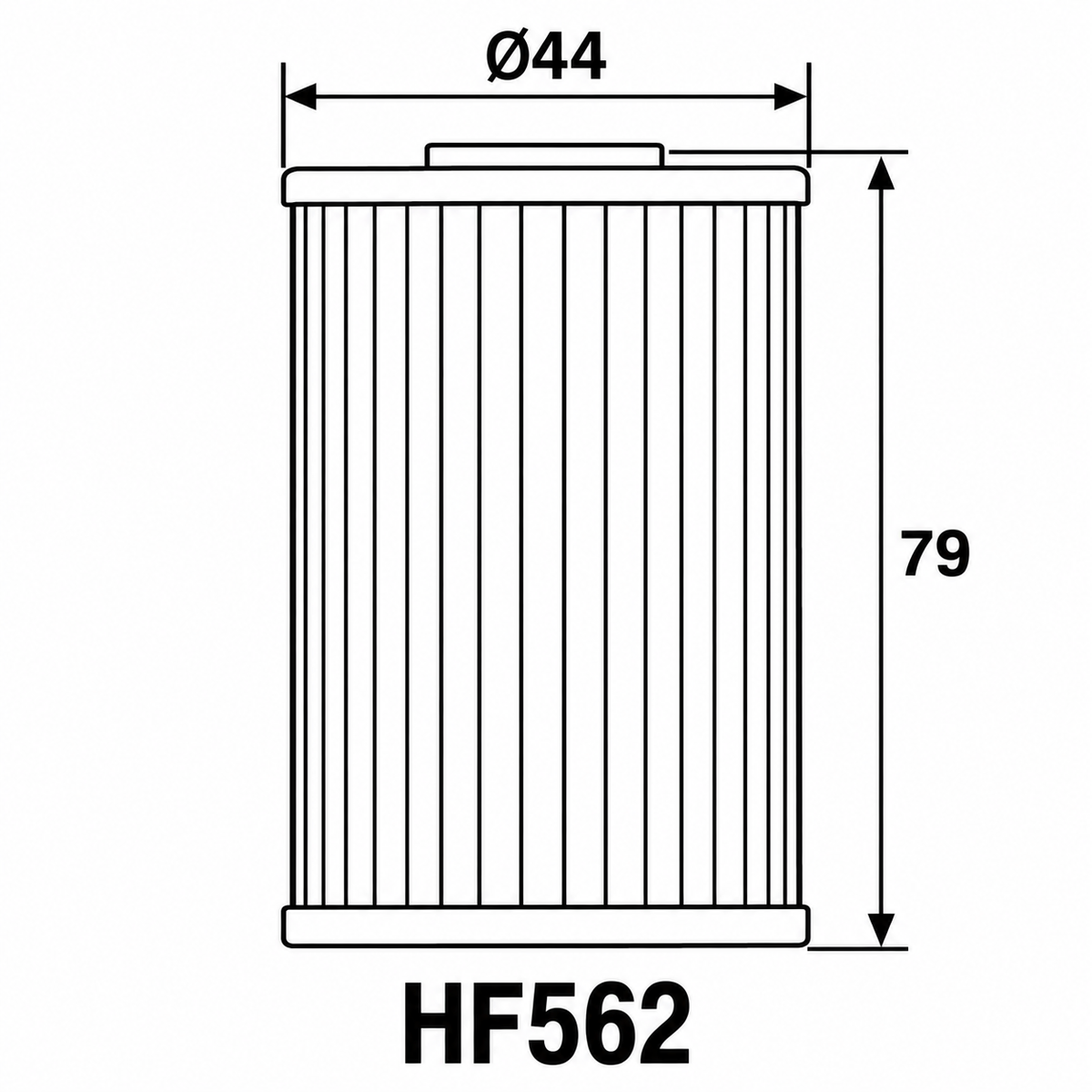 Filter vaji Hiflofiltro HF562