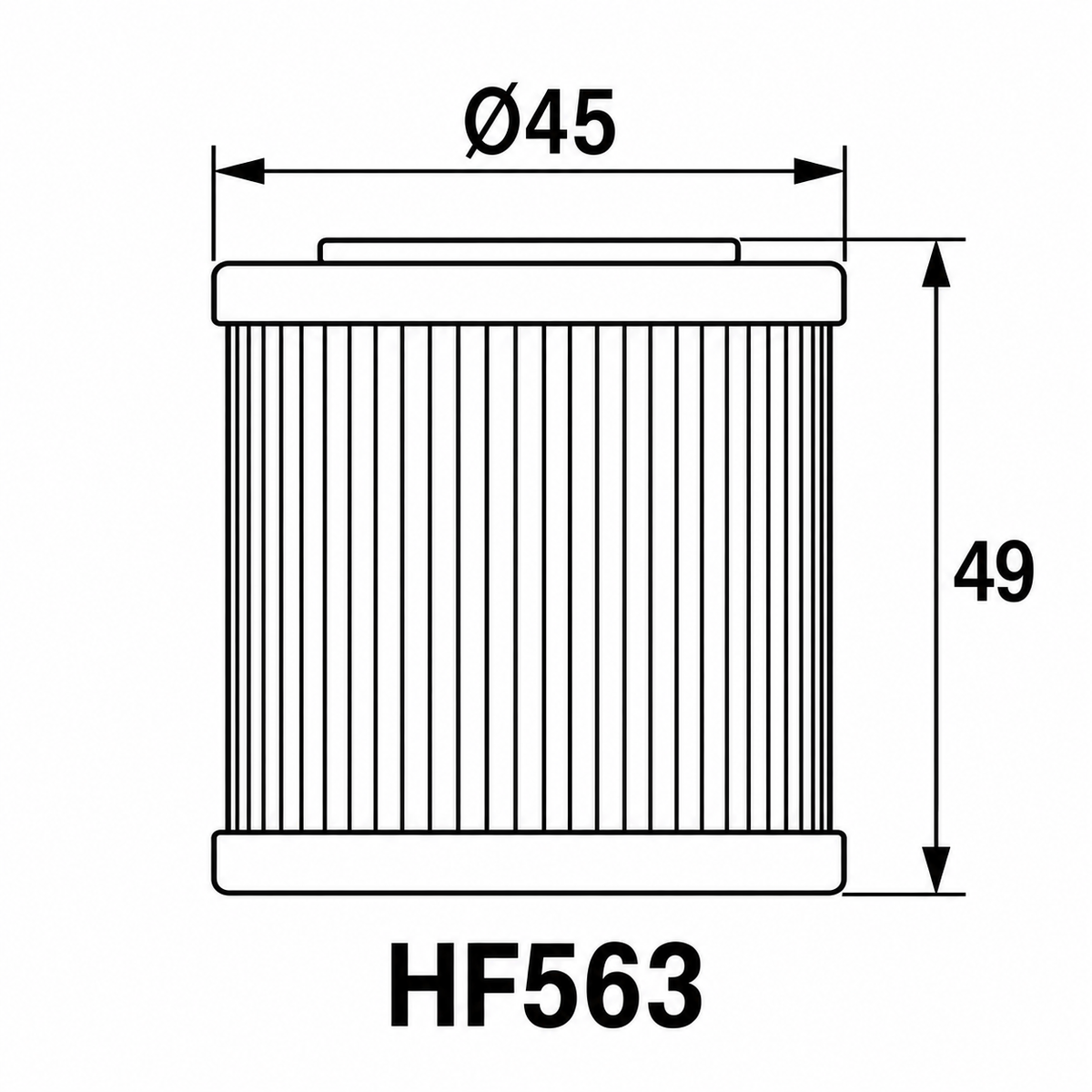 Filter vaji Hiflofiltro HF563