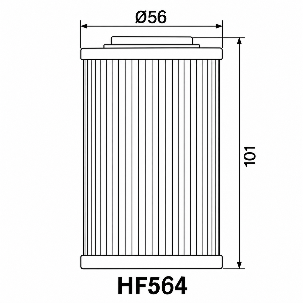 Filter vaji Hiflofiltro HF564