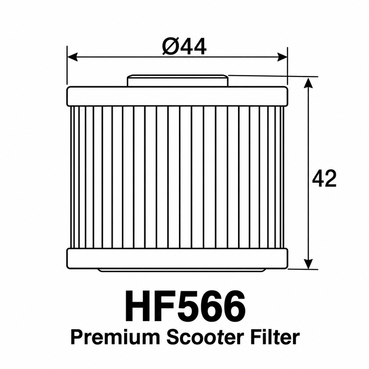 Filter vaji Hiflofiltro HF566