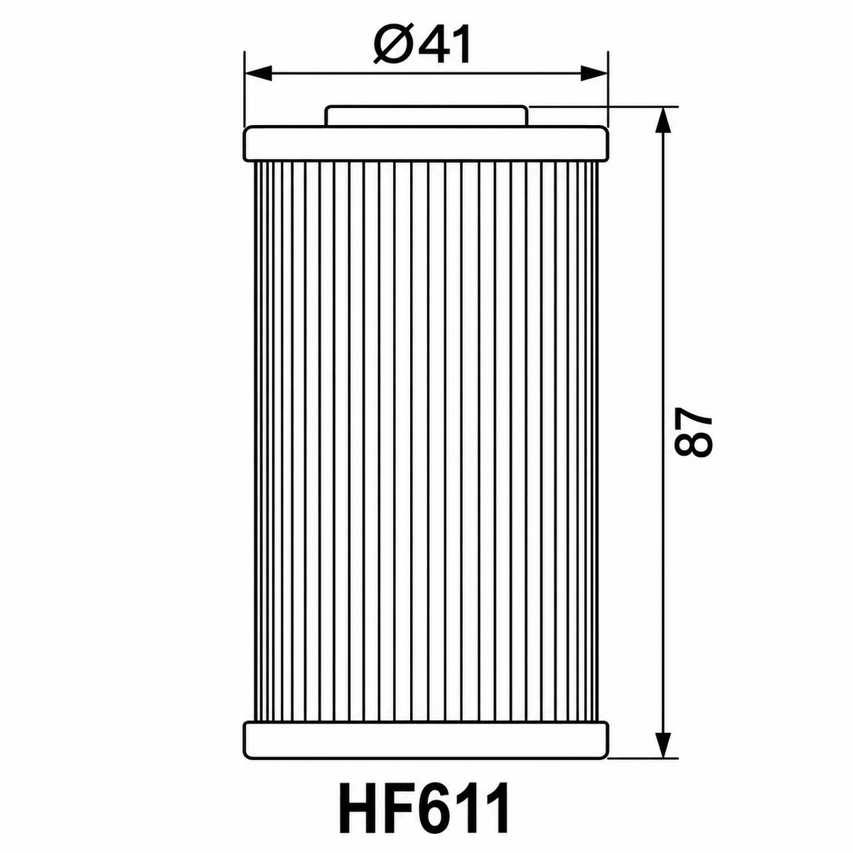 Filter vaji Hiflofiltro HF611