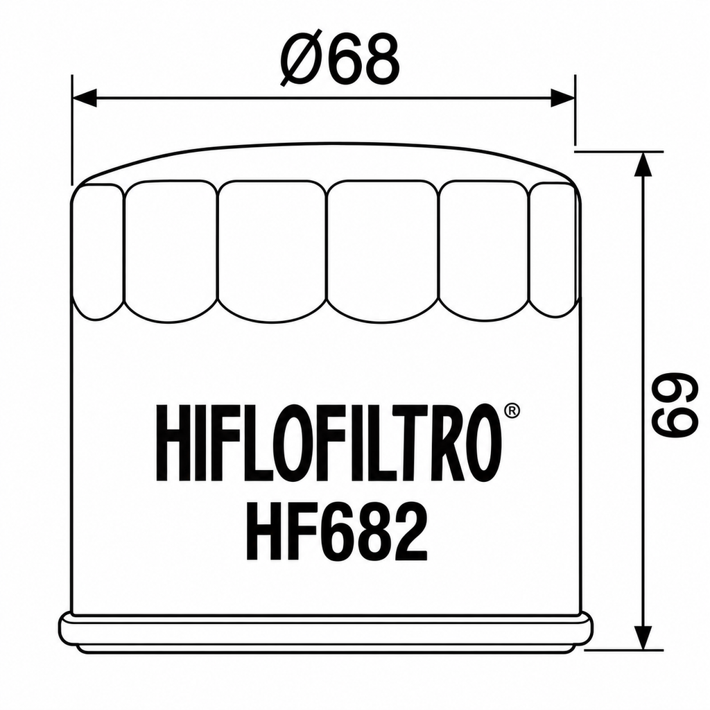 Filter vaji Hiflofiltro HF682