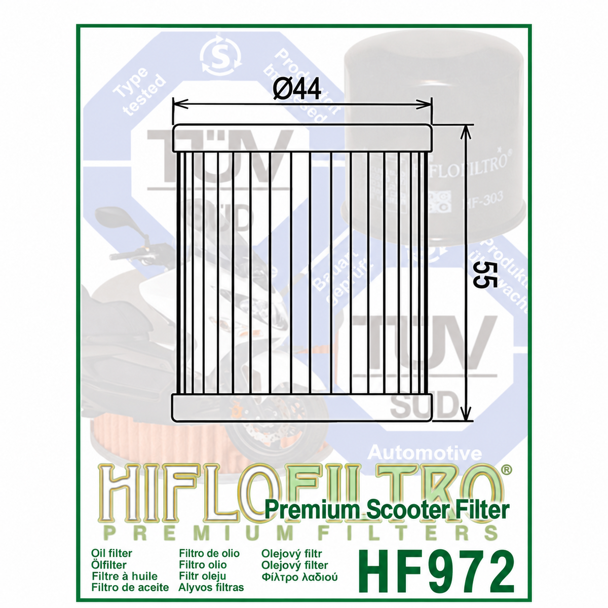 Filter vaji Hiflofiltro HF972