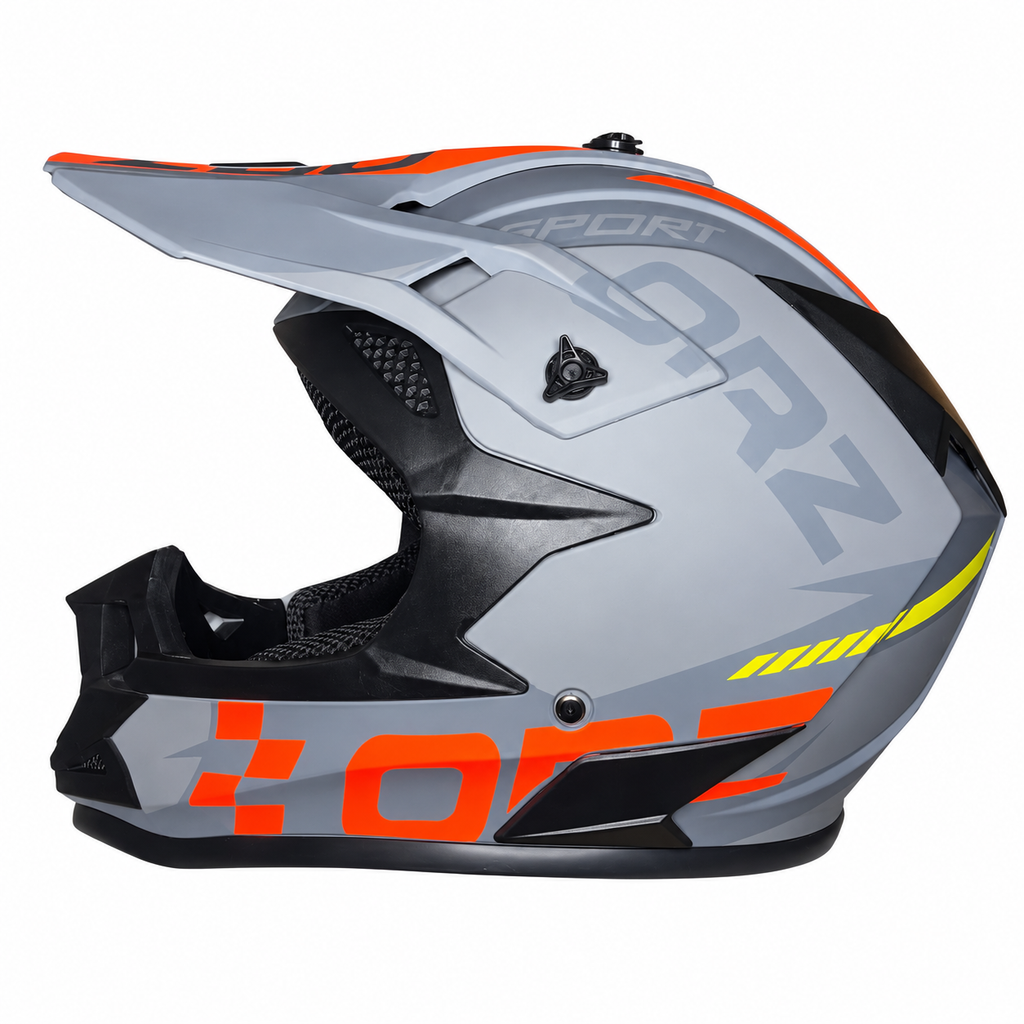 Helmetë Cross ORZ-11 – Gri me portokalli