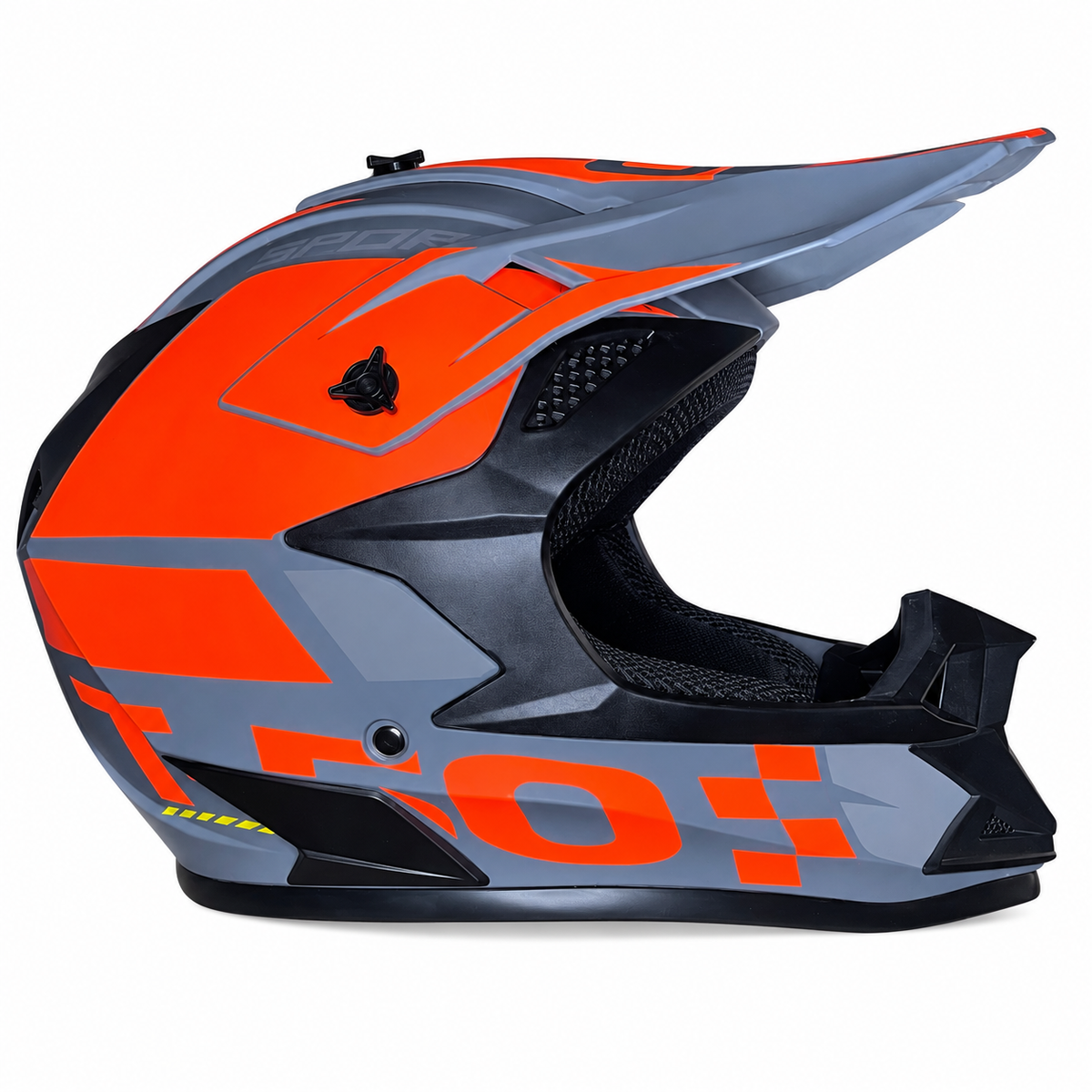 Helmetë Cross ORZ-11 – Gri me portokalli